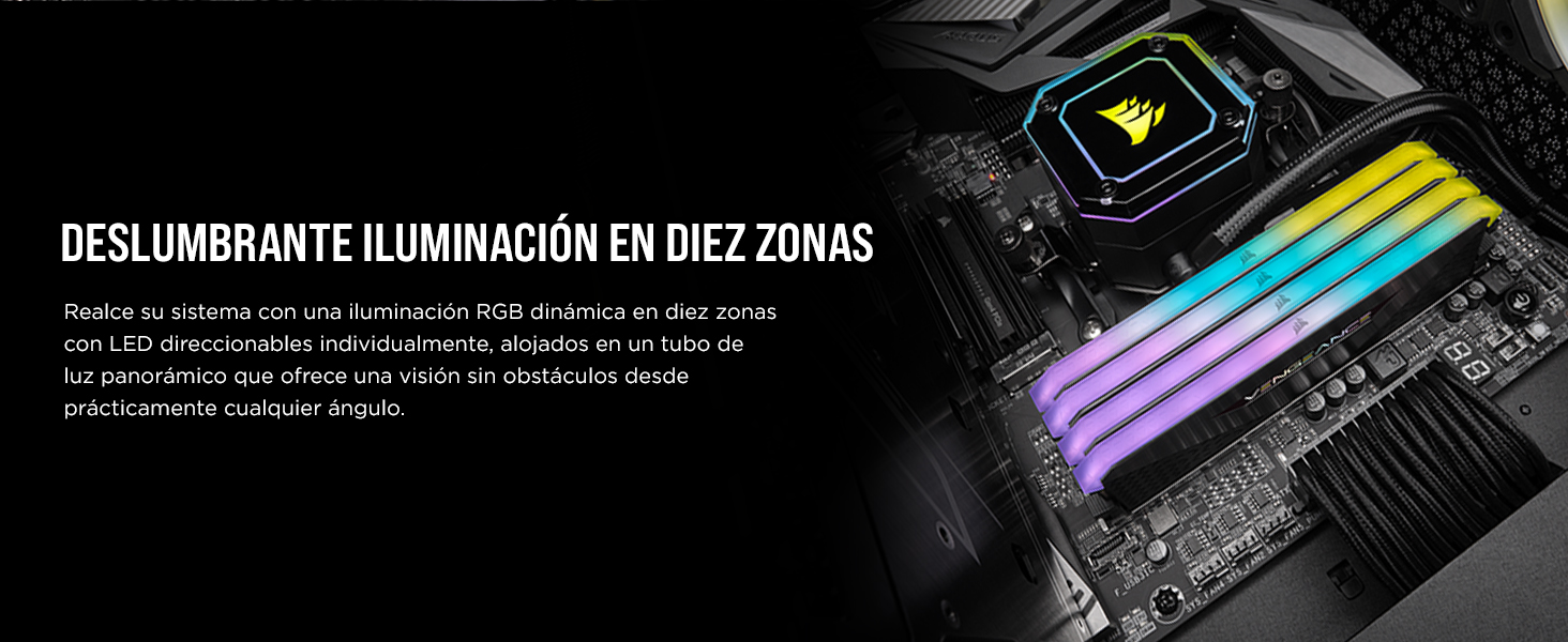 iluminación RGB dinámica