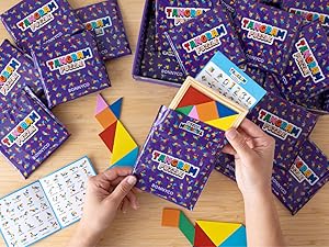 Guía visual de 94 figuras para tangram puzzle infantil