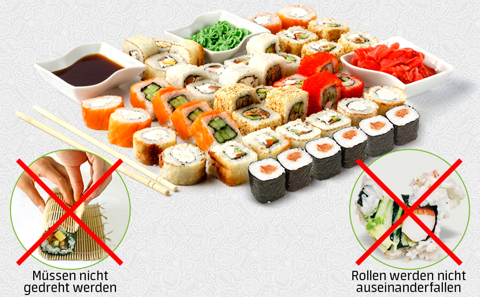 Sushi maker sushi selber machen Sushi matte sushi rollen maki maker sushi Rezepte