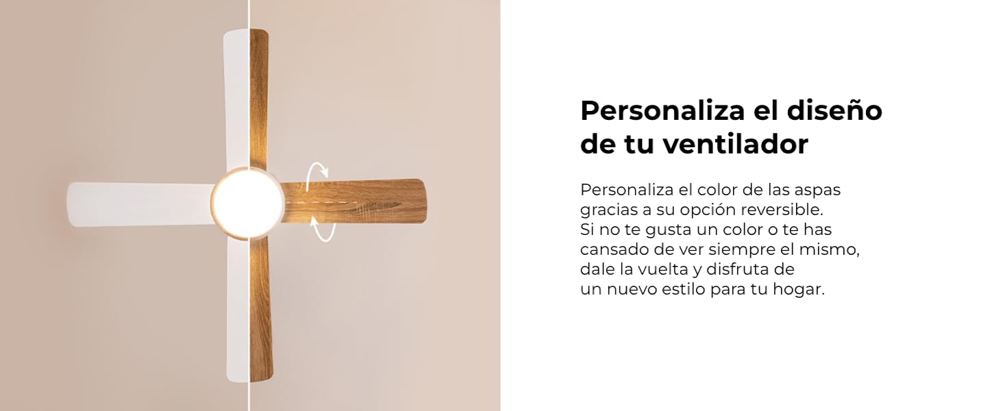 ventiladores de techo con luz; ventilador de techo silencioso; ventilador de techo con luz cecotec