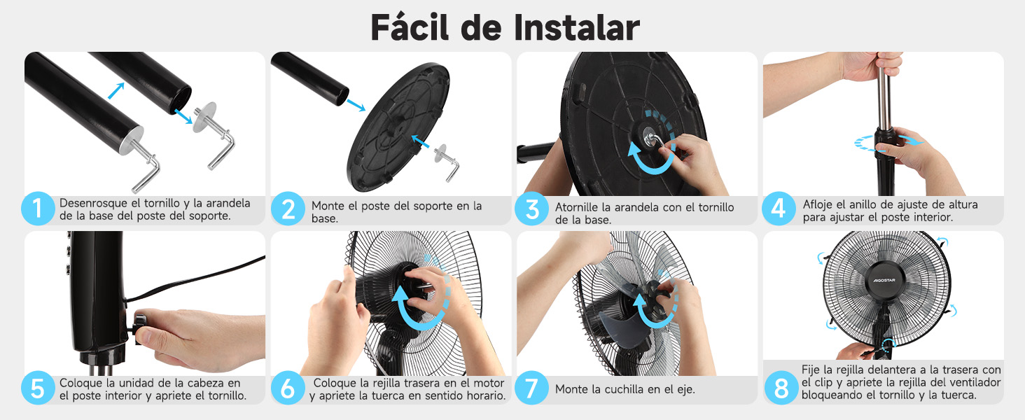 Ventilador de pie