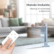 Ventilador de torre EnergySilence 1090 Skyline Retro Smart Blue