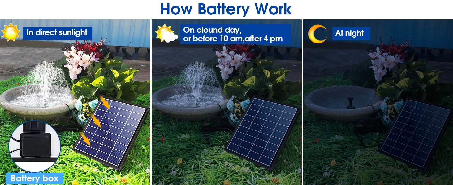 solar fountain pump