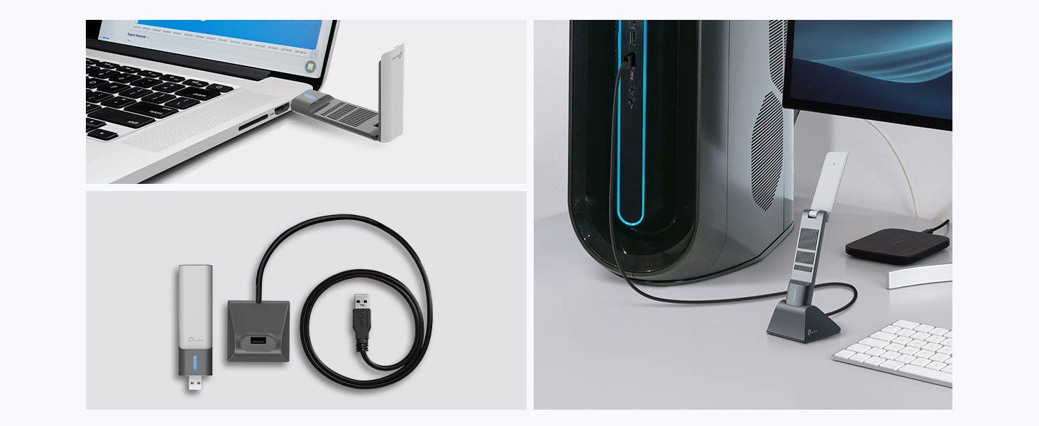 Archer TX50UH - Nuevo Adaptador Wi-Fi 6 USB AX3000 con USB 3.0