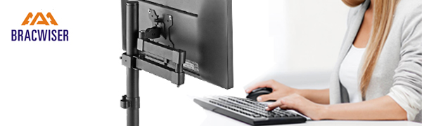 Montar el soporte del brazo del monitor