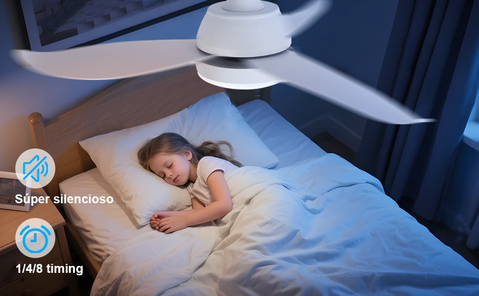 ventiladores de techo con luz