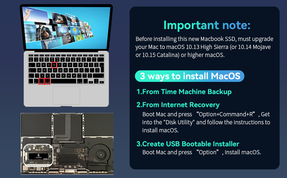 macbook air a1466 ssd