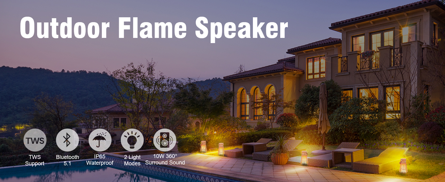 blonbar Altavoz Bluetooth Inalambrico Exterior Altavoces