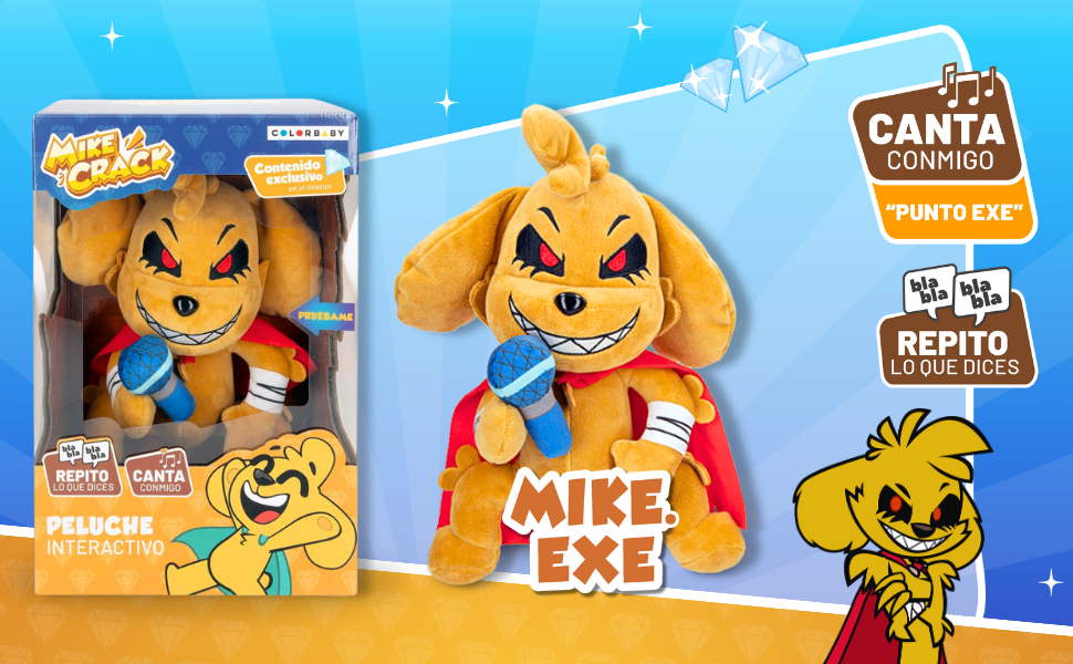 Mikecrack, peluche Mike, mike crack