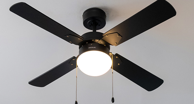 ventilador de techo; ventilador de techo con luz; lampara ventilador; cecotec; EnergySilence Aero