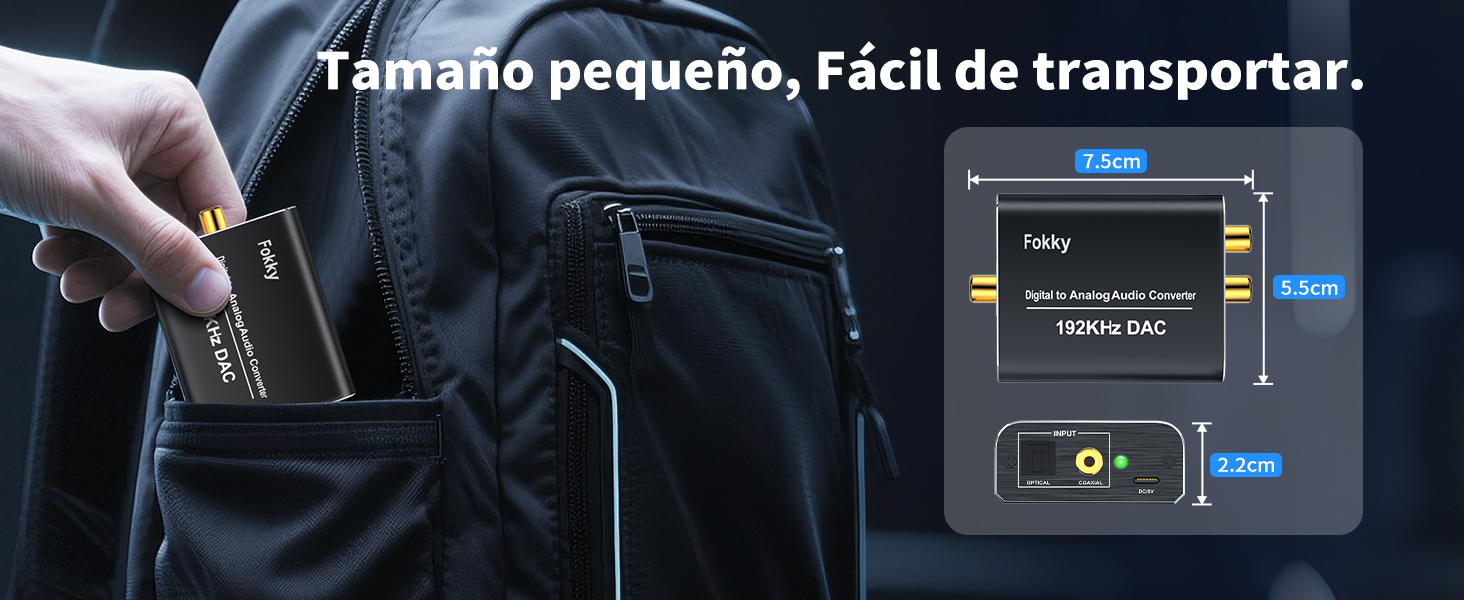 dac dac hifi adaptador audio optico a jack conversor de audio digital a analógico