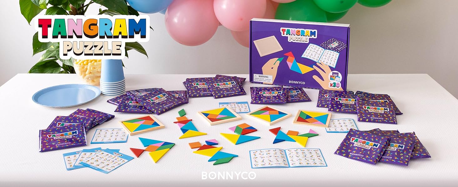 Tangram infantil rompecabezas niños para regalos cumpleaños niños colegio