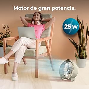 ventiladores; ventilador silencioso; fan; ventilador de mesa; ventilador cecotec; EnergySilence