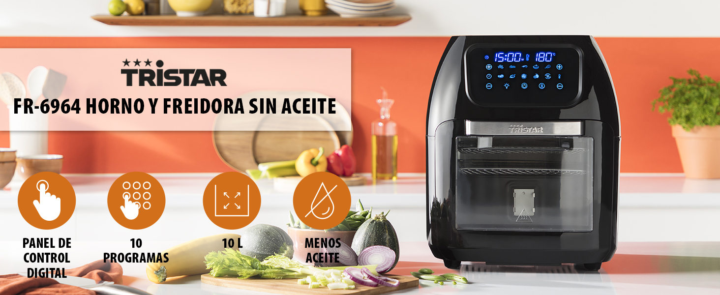 B08B699FVK FR-6964 Freidora sin aceite y horno multifunción