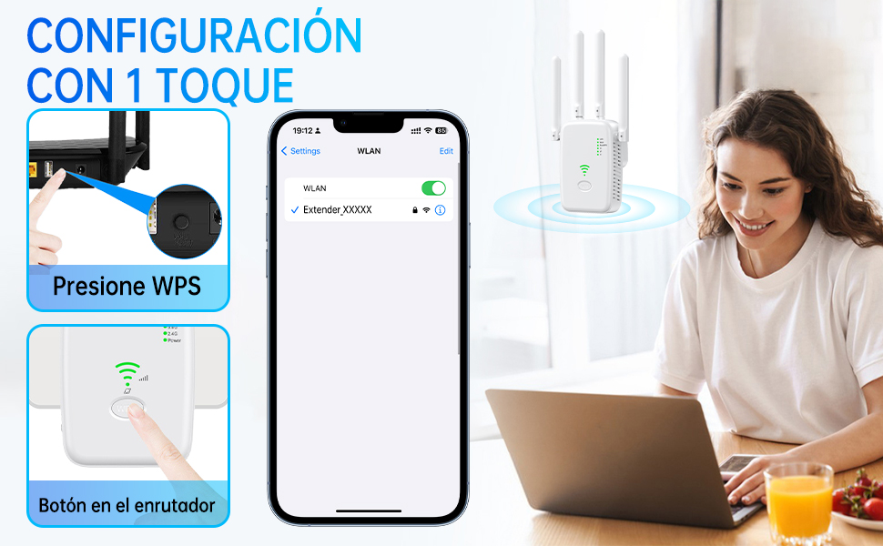 CONFIGURACIÓN CON 1 TOQUE
