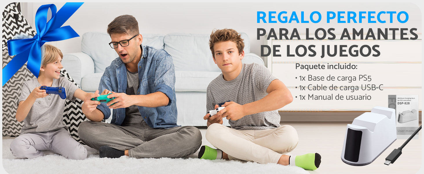 cargador mando para PS5