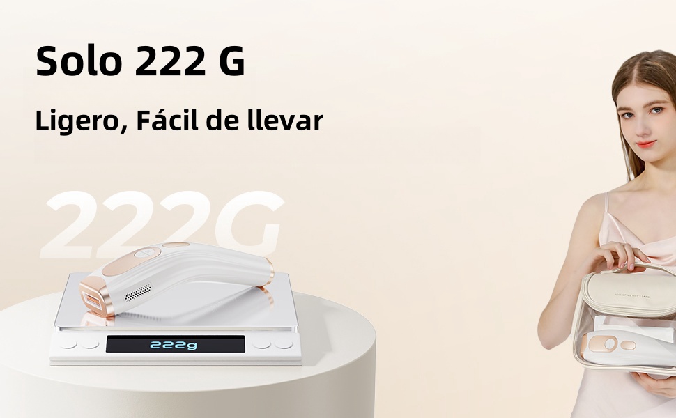 Depiladora luz pulsada