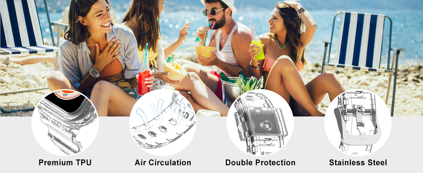 Transparente Correas Apple Watch