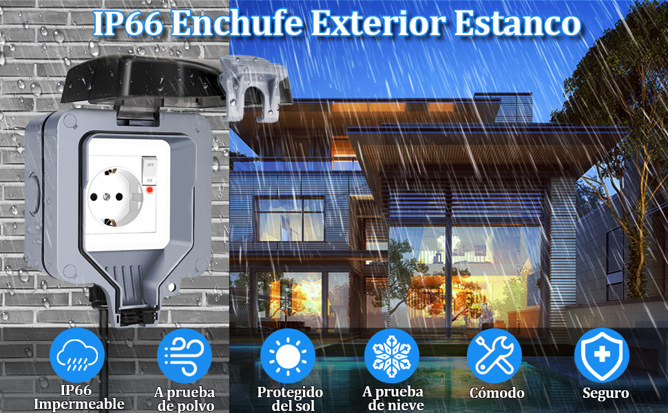Enchufe Estanco IP66