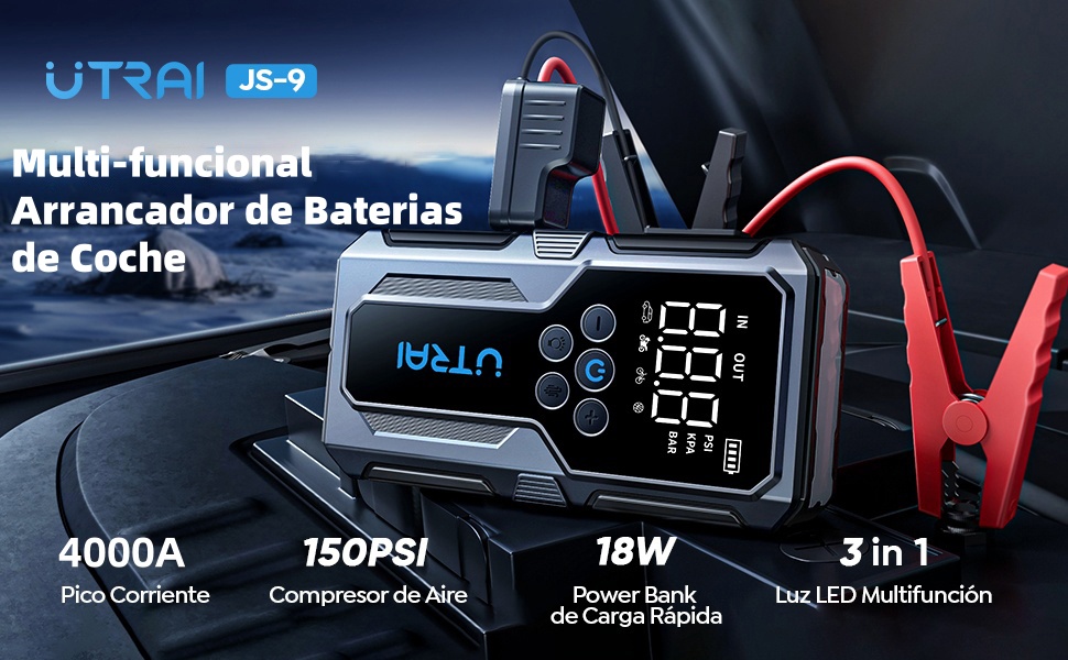 Arrancador de Baterías de Coche