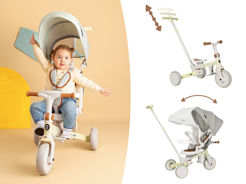 Triciclo Evolutivo de Bebé 5 en 1 - Bicicleta