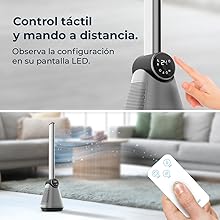 Ventilador de torre EnergySilence 9890 Skyline Bladeless Dark