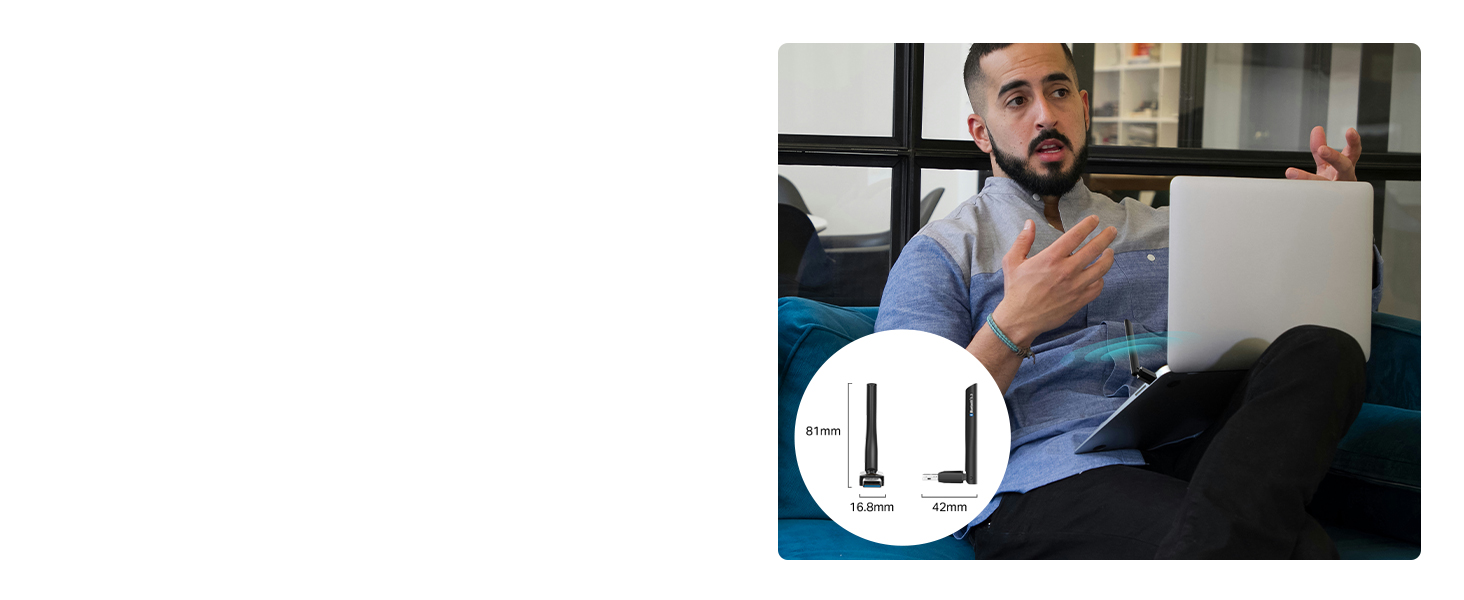 UB500 Plus - Adaptador USB Bluetooth 5.3 de largo alcance