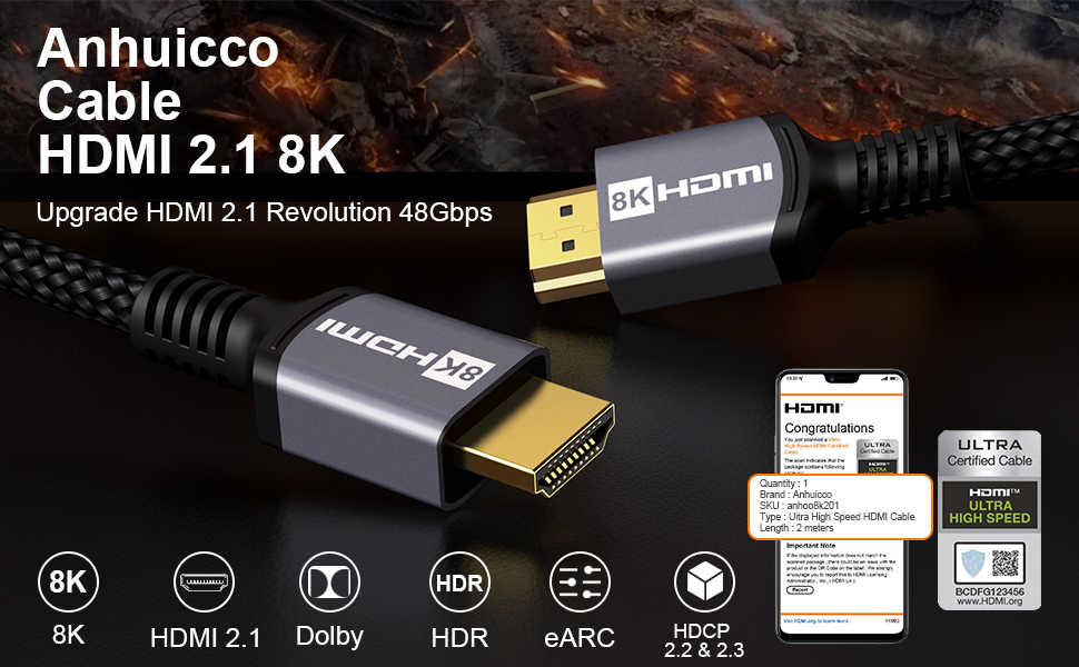 8K 4K HDMI 2.1 60Hz 144Hz