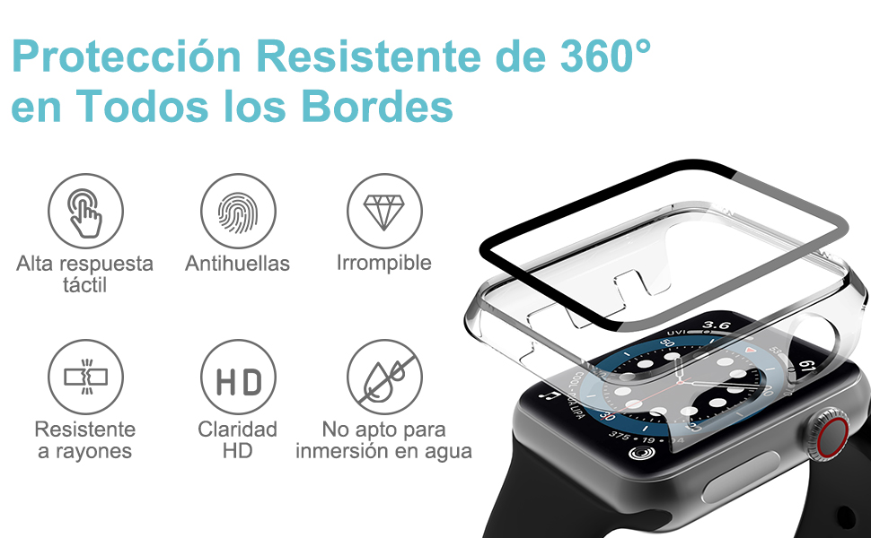 Custodia per Apple Watch Trasparente