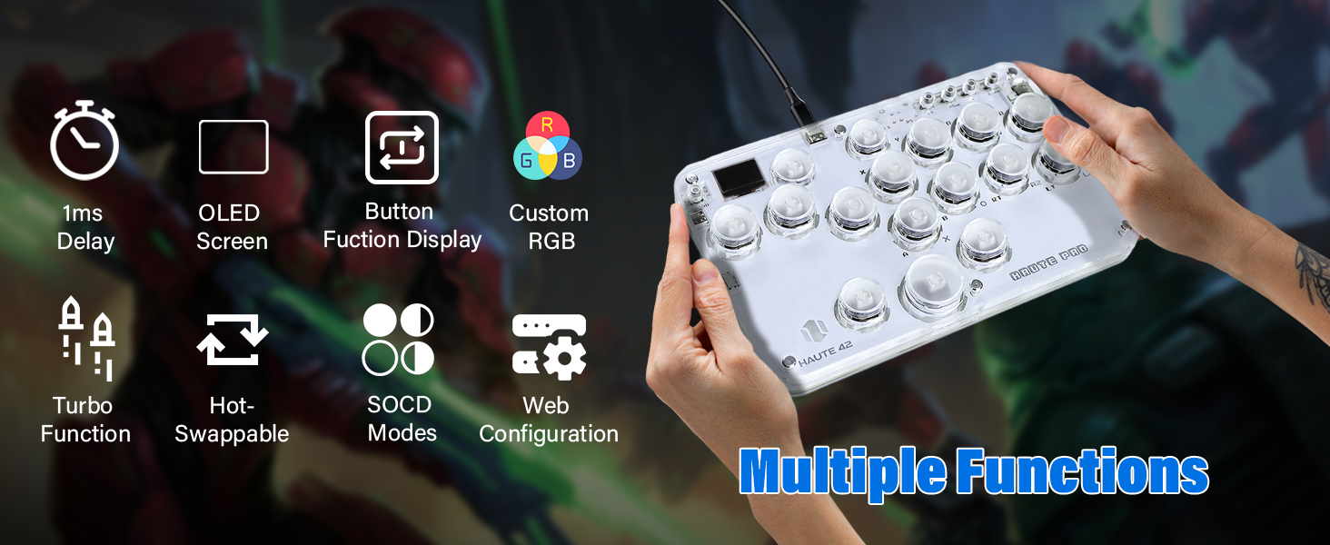 Arcade Stick para PS4 /Switch/Steam Deck/PC/PS3