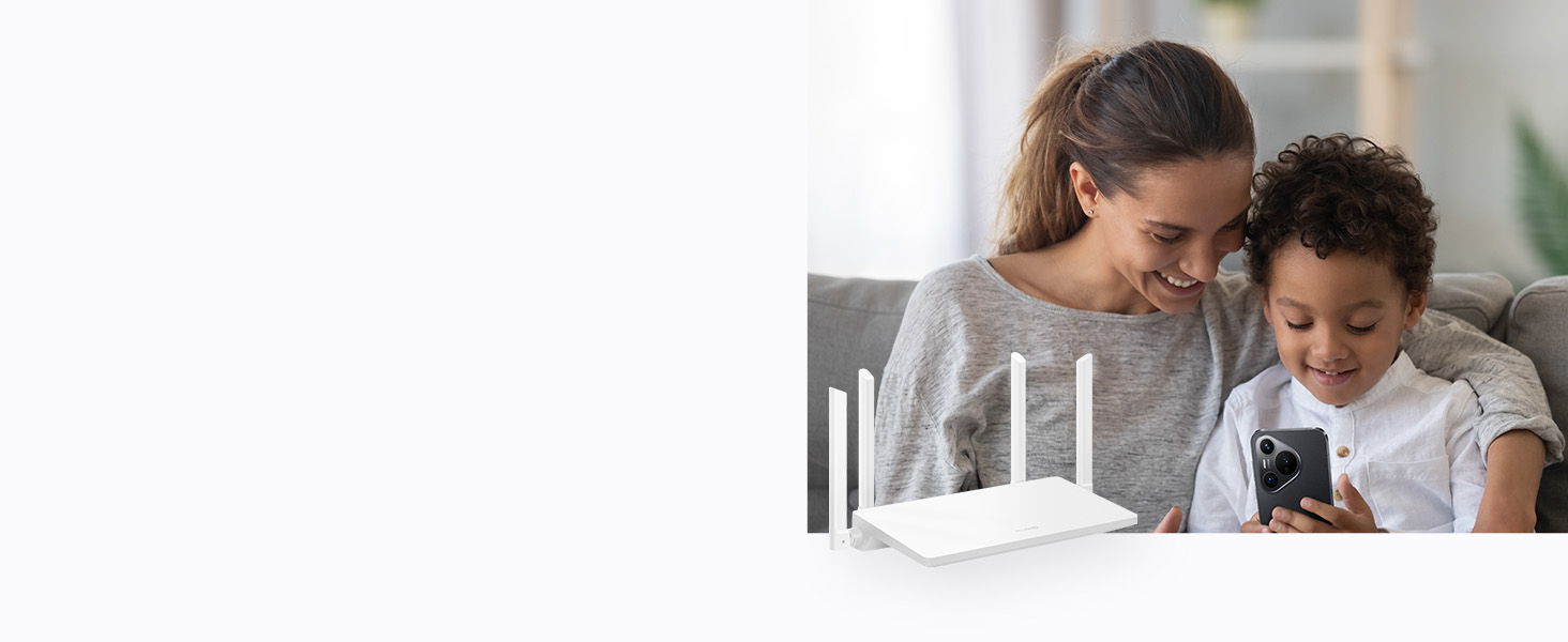 AX1 router 1200mbps wifi 4g fast speed stable and safe visualized 4 ports