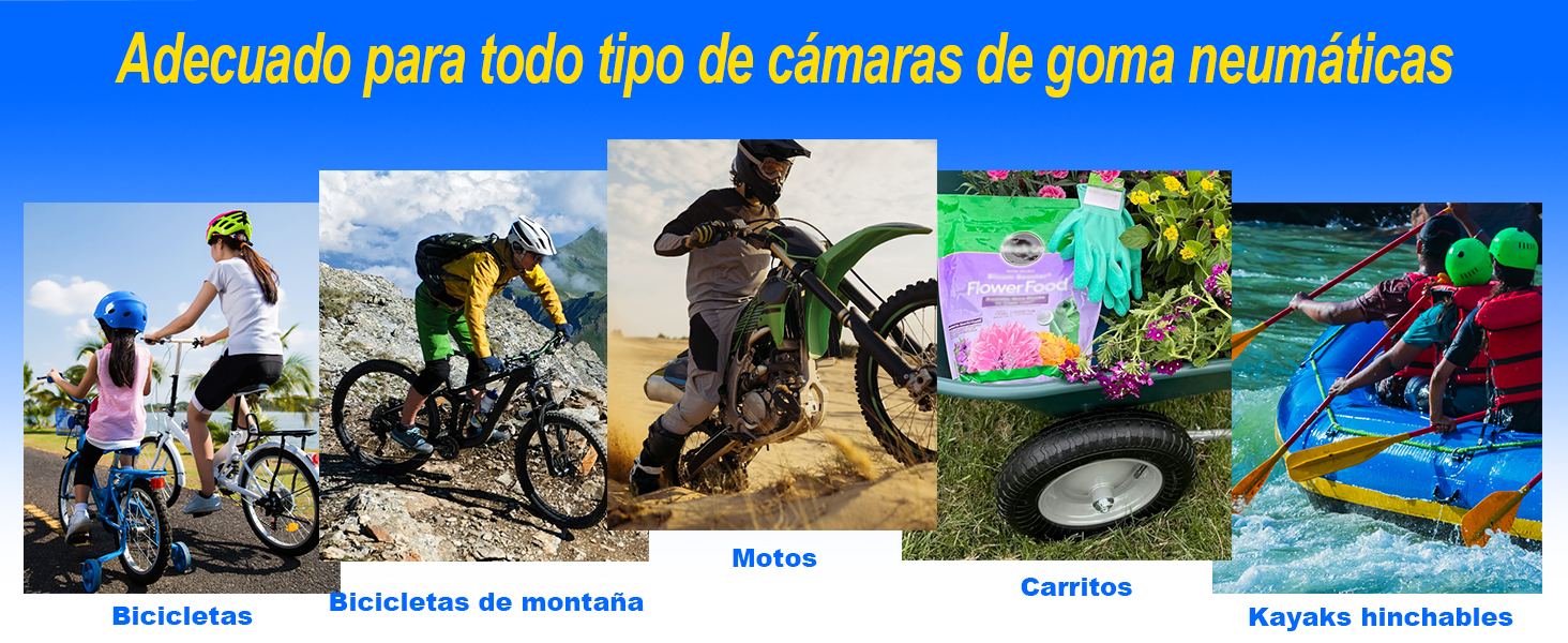 kit antipinchazos bicicleta
