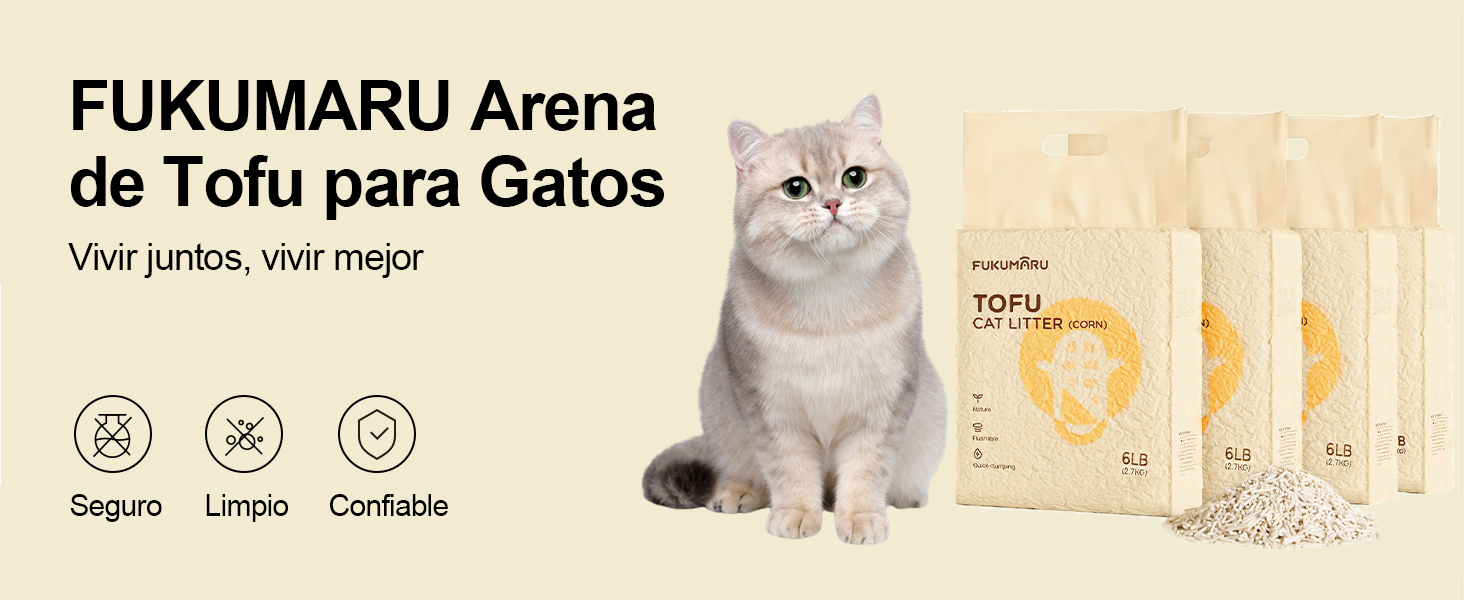Arena de Tofu para Gatos