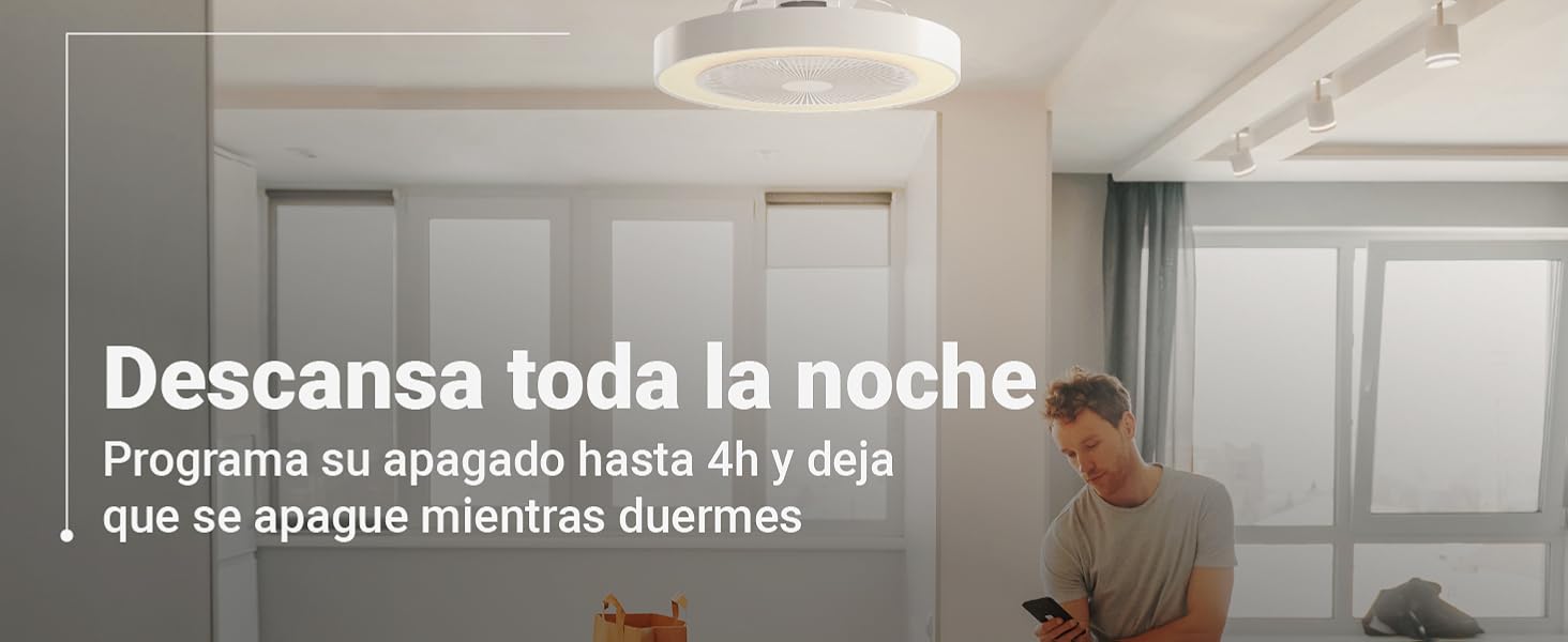 aigostar todolampara faro fabrilamp Esparta orbegozo ventilador techo luz mando remoto silencioso