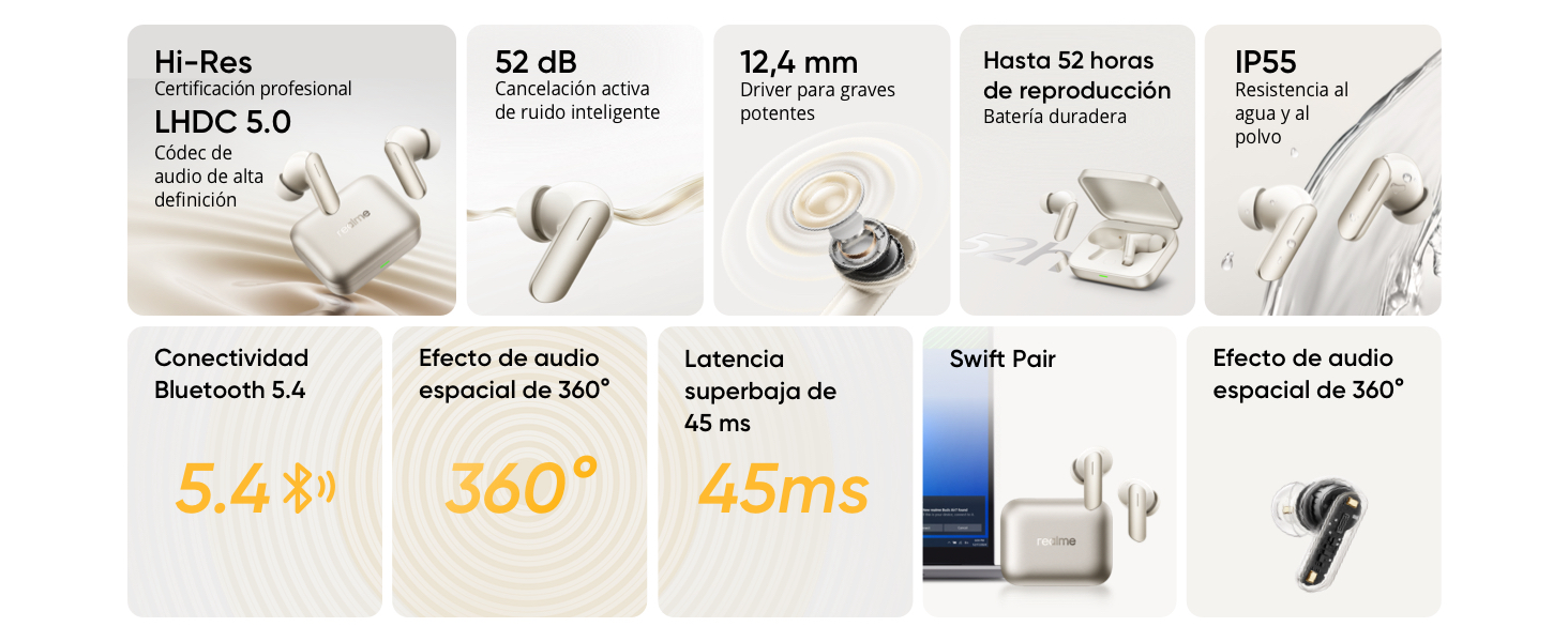realme buds air 7 Auriculares Inalambricos Bluetooth