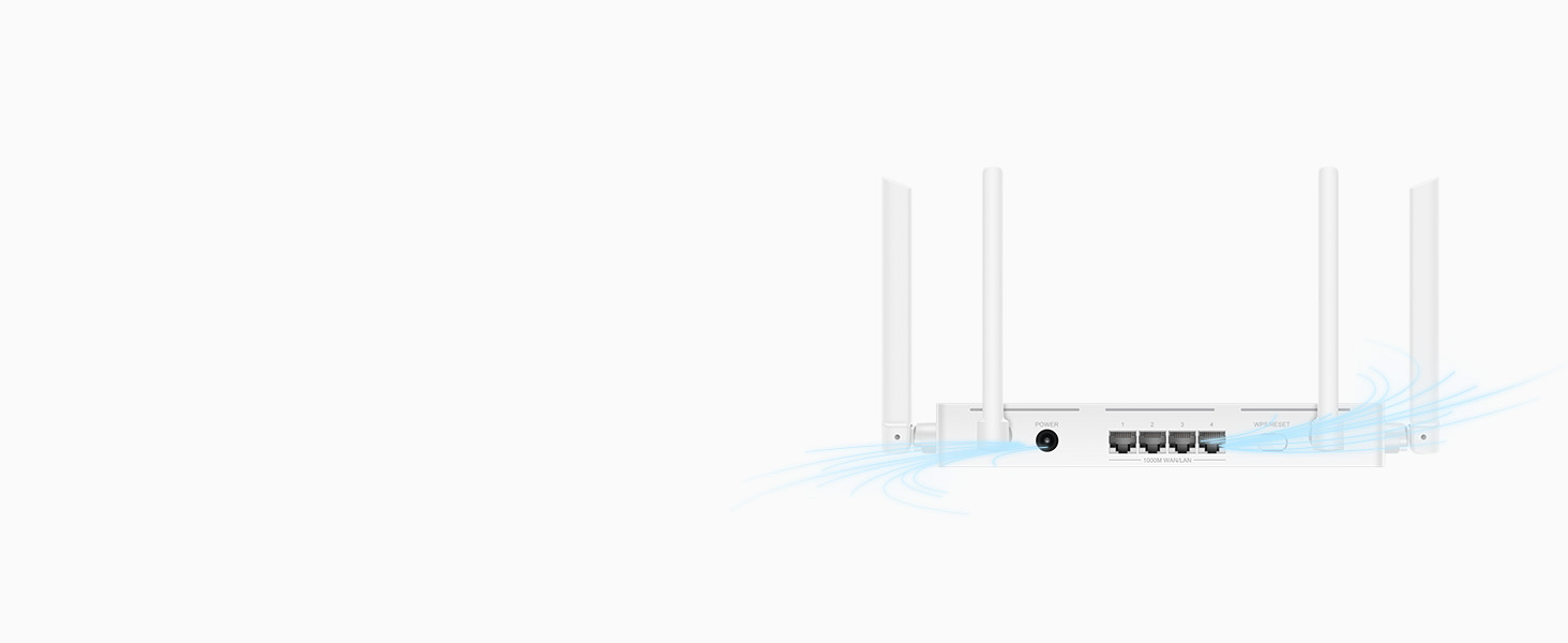 AX1 router 1200mbps wifi 4g fast speed stable and safe visualized 4 ports