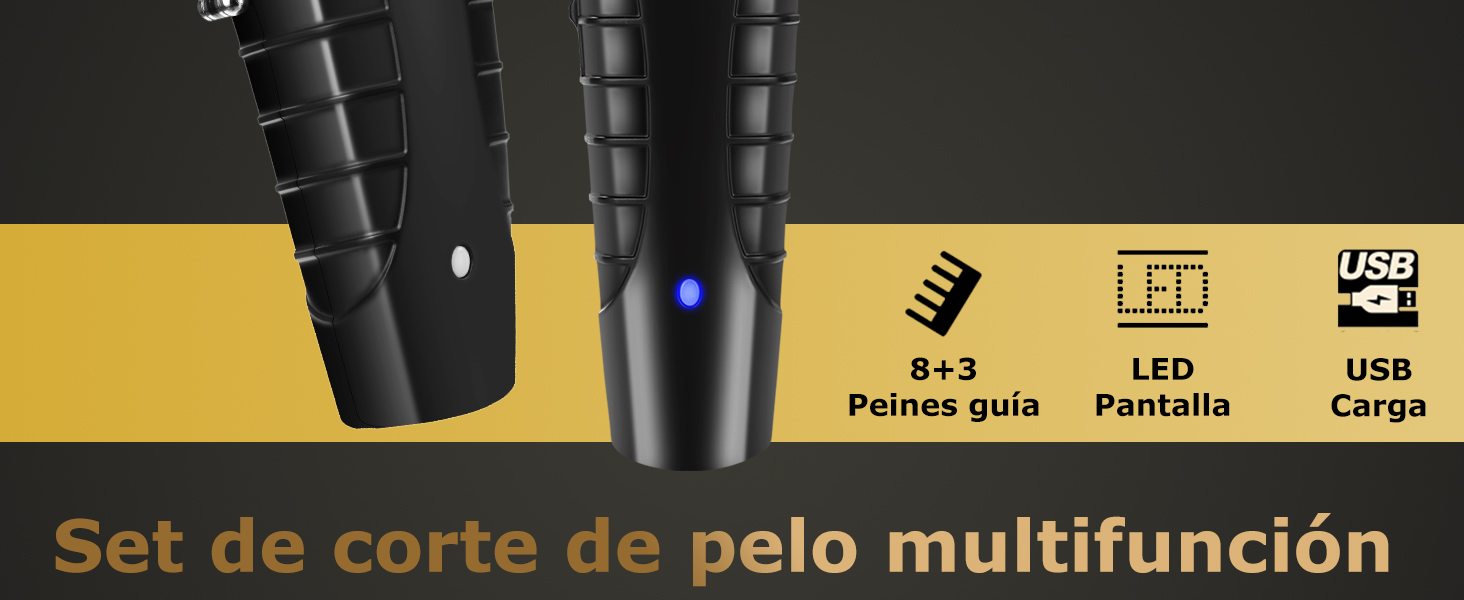 Set de corte de pelo multifunción