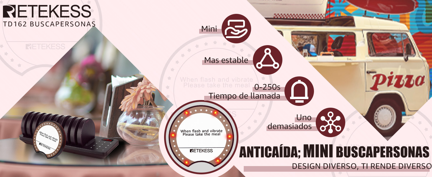 sistema de llamadas restaurante