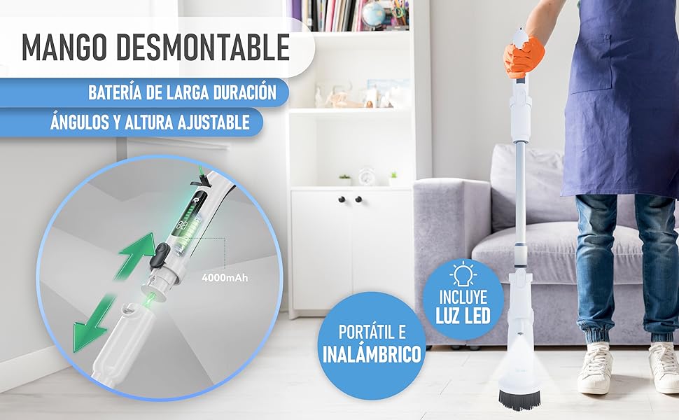 Mopa para limpiar azulejos y paredes