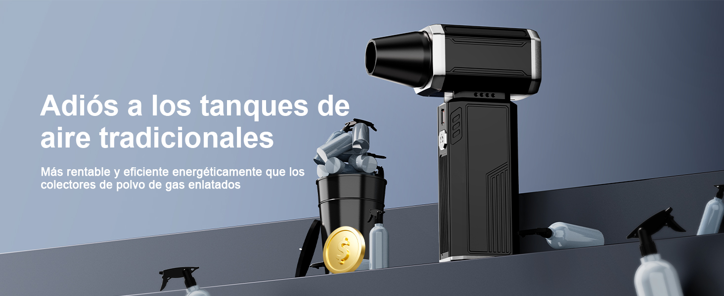 Plumero de aire eléctrico sin cable