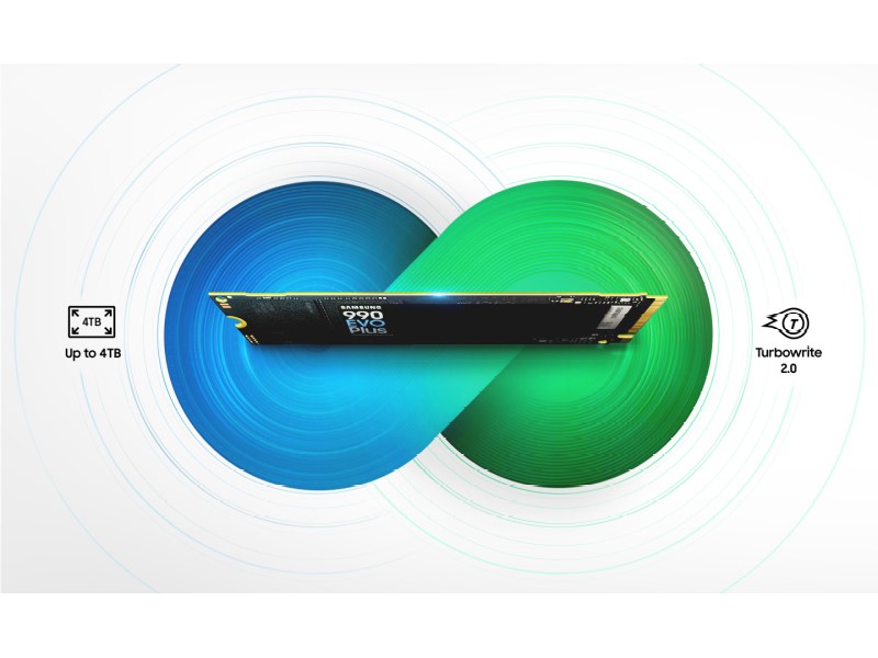 samsung ssd 990 evo plus, capacidad, turbo-write 2.0