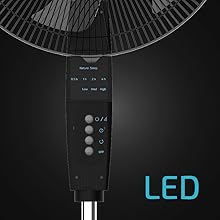 ventilador de pie con Pantalla LED de cecotec