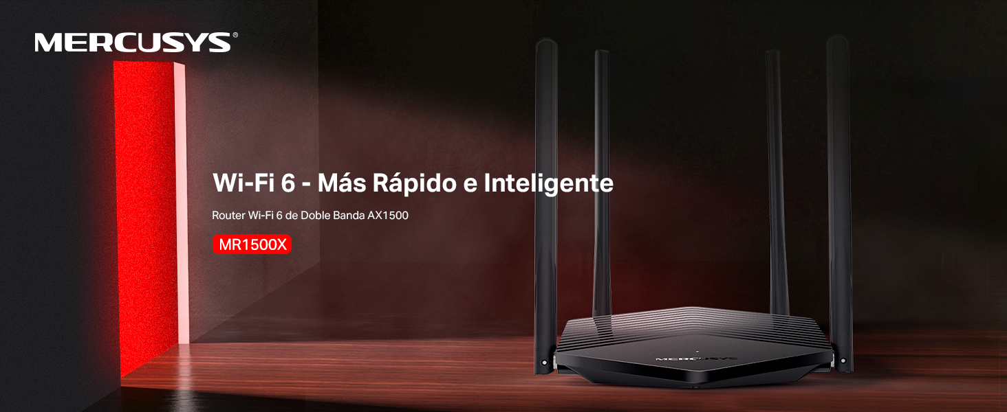 MR1500X - Router WiFi 6 de Banda Dual AX1500