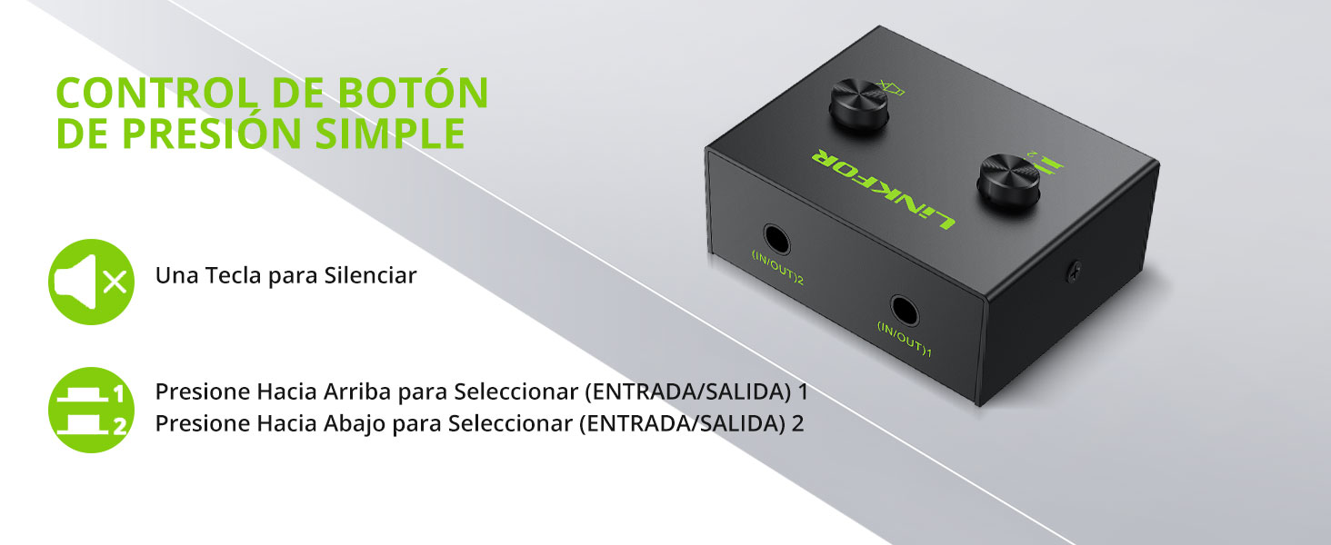 Control de botón de presión simple