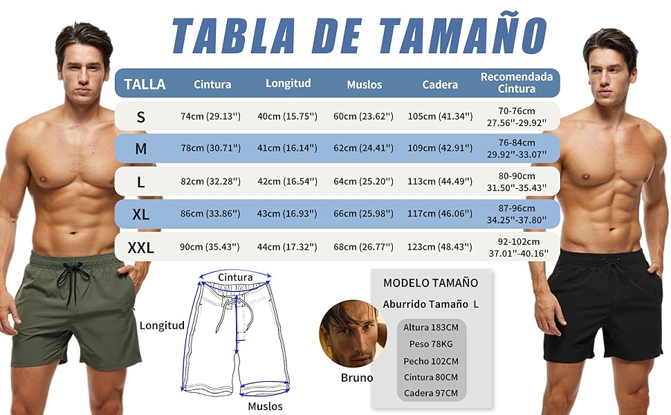 bañador hombre secado rapido