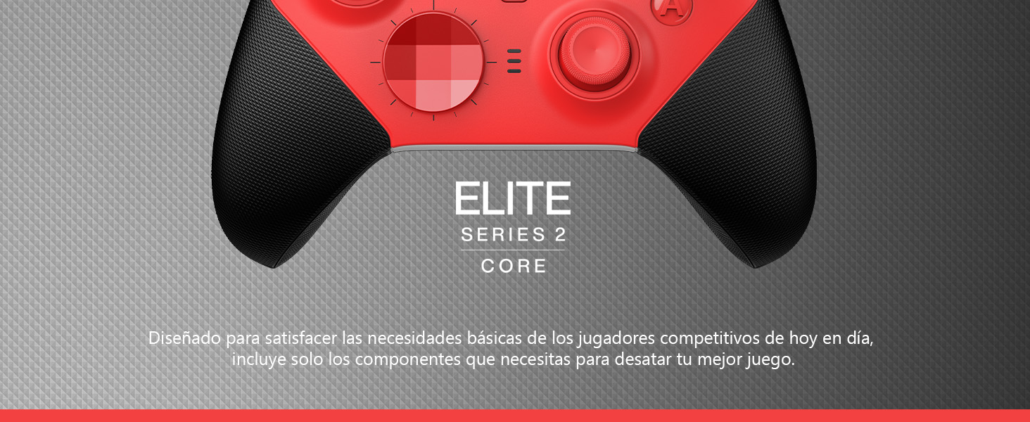 Mando Xbox Elite Series 2 Core Rojo