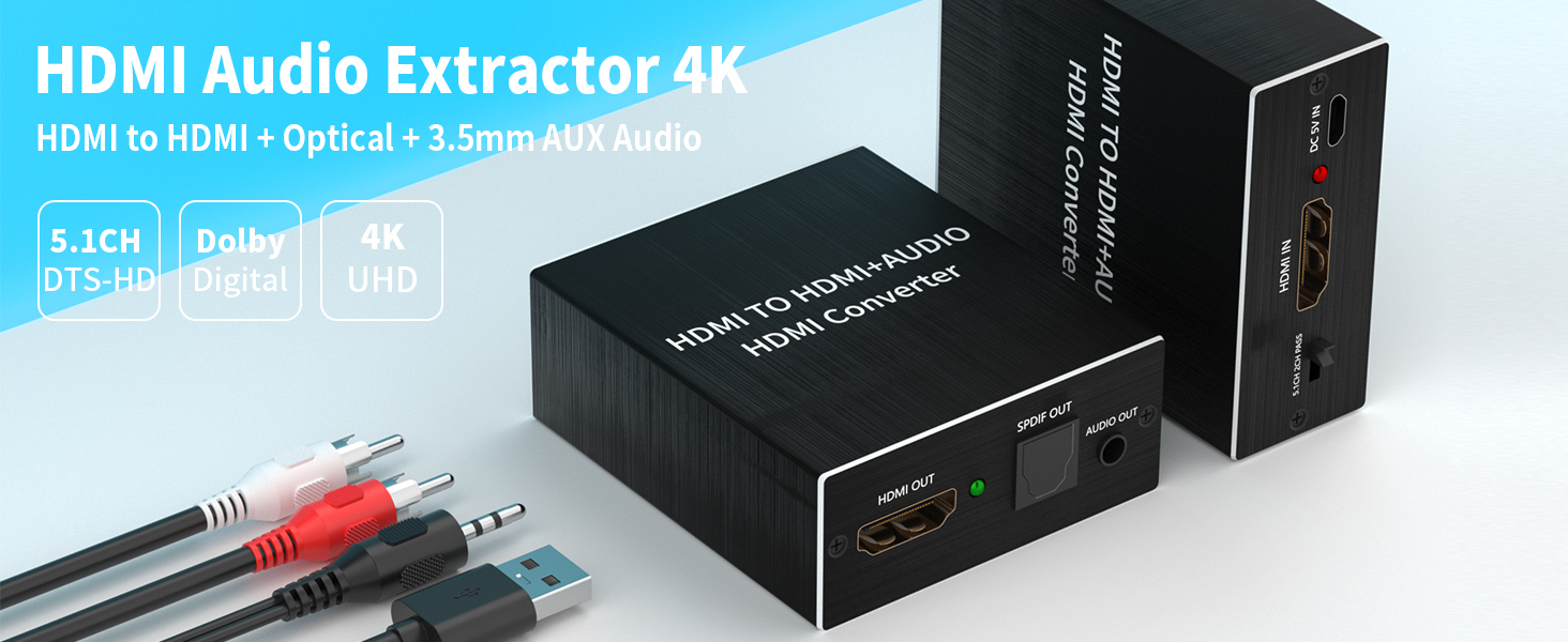 HDMI Audio Extractor 4k