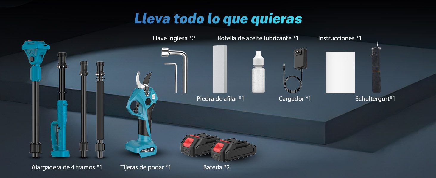 Tijeras de podar eléctricas