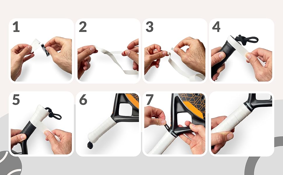 Pasos para instalar el sobregrip