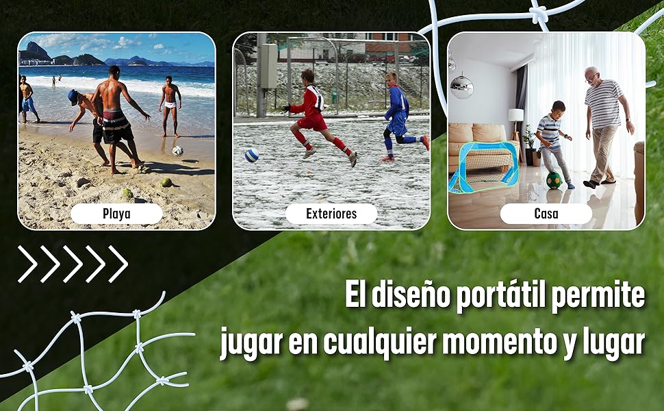 Porteria futbol plegable